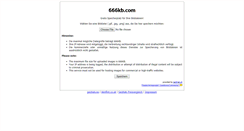 Desktop Screenshot of 666kb.com